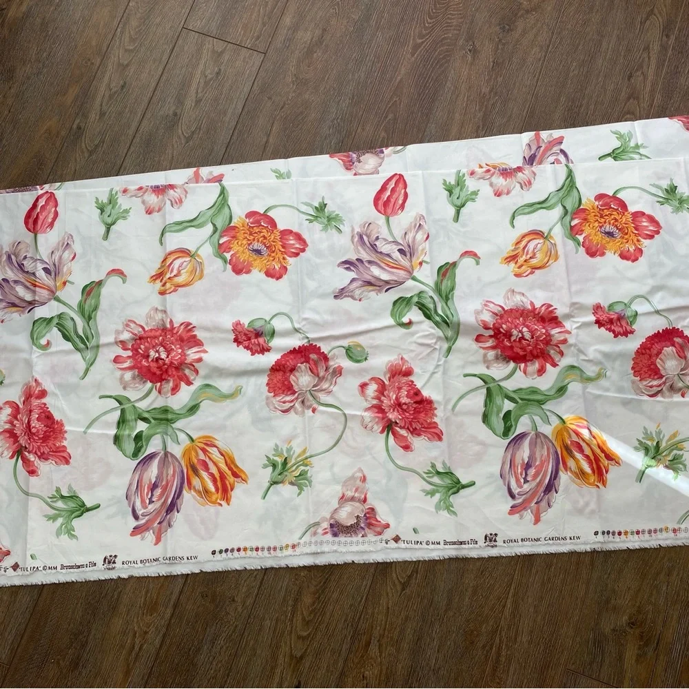 Brunschwig & Fils Designer fabric Royal Botanic Gardens Kew Tulipa - Picture 9 of 16
